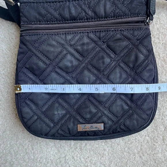 Vera Bradley Quilted Black Crossbody Bag - Picture 5 of 6